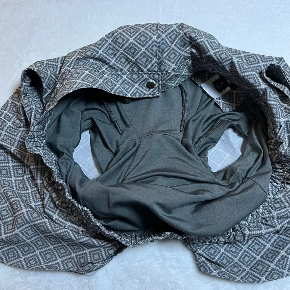 Lands' End Men's Geometric Sunset Swim Trunks Size L (36-38) Vacation Summer